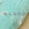 A variety of colors of chiffon three-dimensional custom-made embroidery mesh fabric are available in stock Specification image